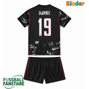 Kanada Alphonso Davies #19 Replik Auswärtstrikot Kinder WM 2026 Kurzarm (+ Kurze Hosen)